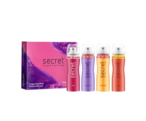 Deodorant for Women, Secret Temptation, Pack of 4