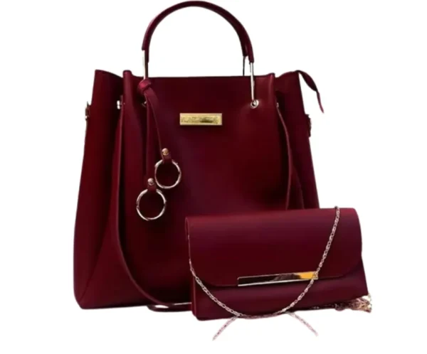 Handbags for Women, Fortify Style Combo of 2 Leatherette