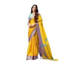 Kanjivaram Soft Silk Saree with Blouse