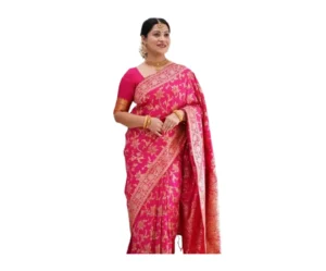 Kanjivaram Soft Silk Saree with Blouse, Zari Woven, SGF11