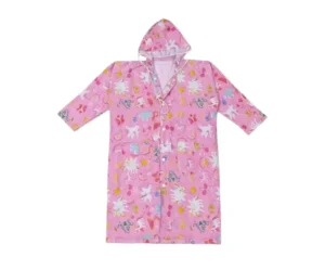 Kids Unicorn Raincoat with Hood & Pockets (Ages 6-10)