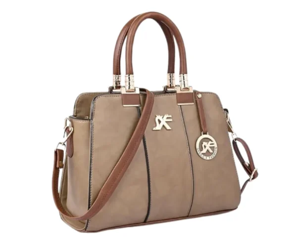 Leather Handbag, Adjustable Strap, 4 Pockets, Speed X