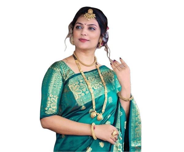 Women's Pure Soft Kanjivaram Silk Saree For Wedding