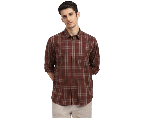 Arrow Men's 100% Cotton Slim Fit Shirt Arrow Men's 100% Cotton Slim Fit Shirt