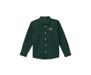 Tommy Hilfiger Boys Cotton Solid Regular Fit Shirt