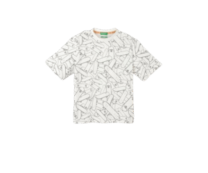 Kids Cotton Boxy Fit Round Neck Printed T-Shirt