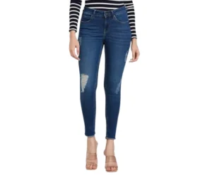 Women's Cotton Jeans, High Rise Regular Fit , VERO MODA