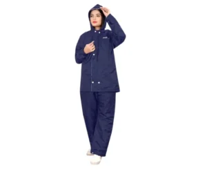 Women's Waterproof Reversible Raincoat with Hood & Pants