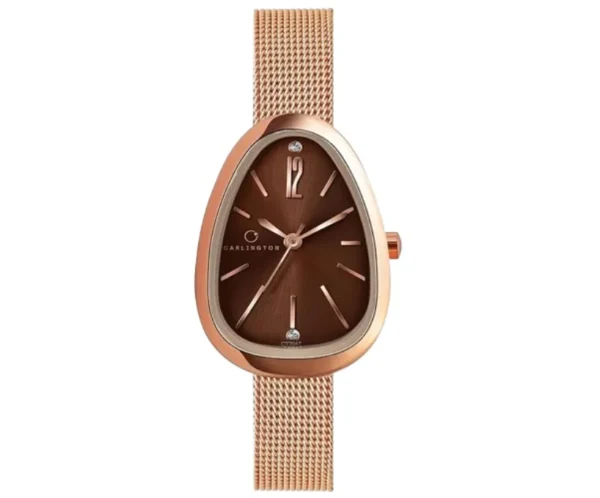 Carlington Iconic 2047 Rose Gold Analog Watch