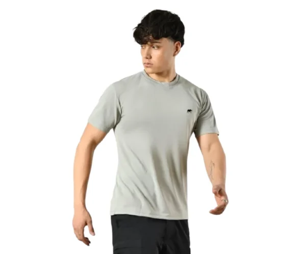 Crew Neck Short Sleeve Stretchable T-Shirts, RynoGear