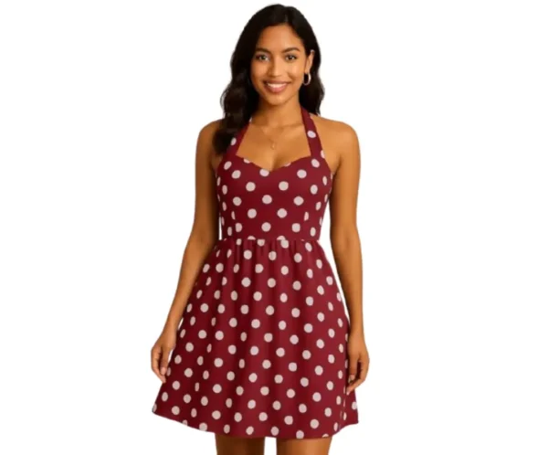 Halter Neck One Piece Dress