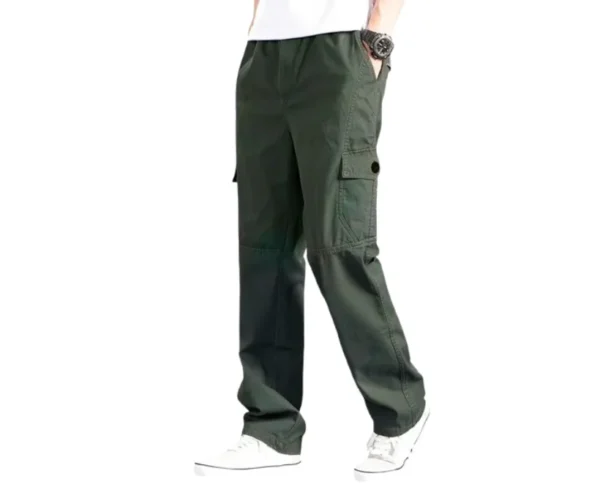 Men’s Cotton Cargo Pants, Jogger Style Trousers, Lymio
