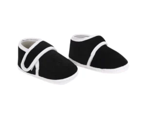 Velvet Baby Booties with Velcro for 0–9 Months (Unisex), ONFEET