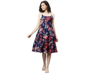 Women’s Floral Midi Dress, DEEBACO