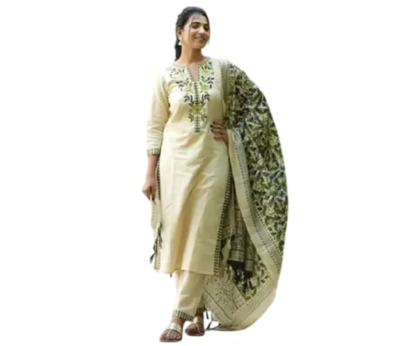 Women's South Cotton Kurta Set, Kurthnic