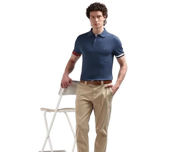 Tommy Hilfiger Men's Solid Slim Fit Polo Tommy Hilfiger Men's Solid Slim Fit Polo