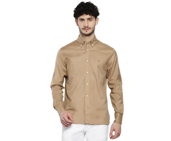 Tommy Hilfiger Men's Cotton Regular Fit Shirt Tommy Hilfiger Men's Cotton Regular Fit Shirt