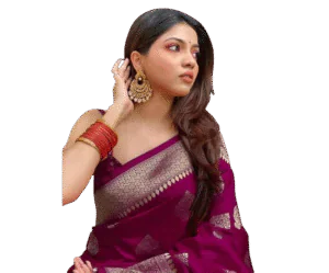 Women's Kanjivaram Art Silk Saree Soft Banarasi Style Sari