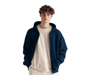 NOBERO Men's Cotton Blend Hooded Sweatshirt