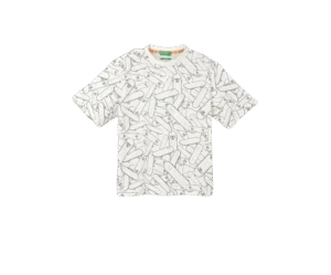 Kids Cotton Boxy Fit Round Neck Printed T-Shirt